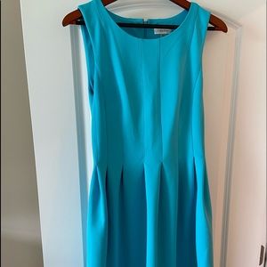 Turquoise Calvin Klein Dress—Size 8